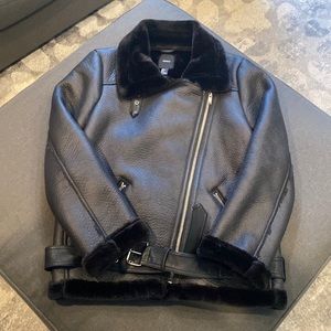 Forever 21 aviator coat m